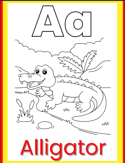 THE ANIMAL ALPHABET COLORING BOOK