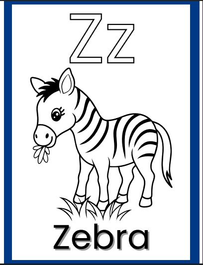 THE ANIMAL ALPHABET COLORING BOOK